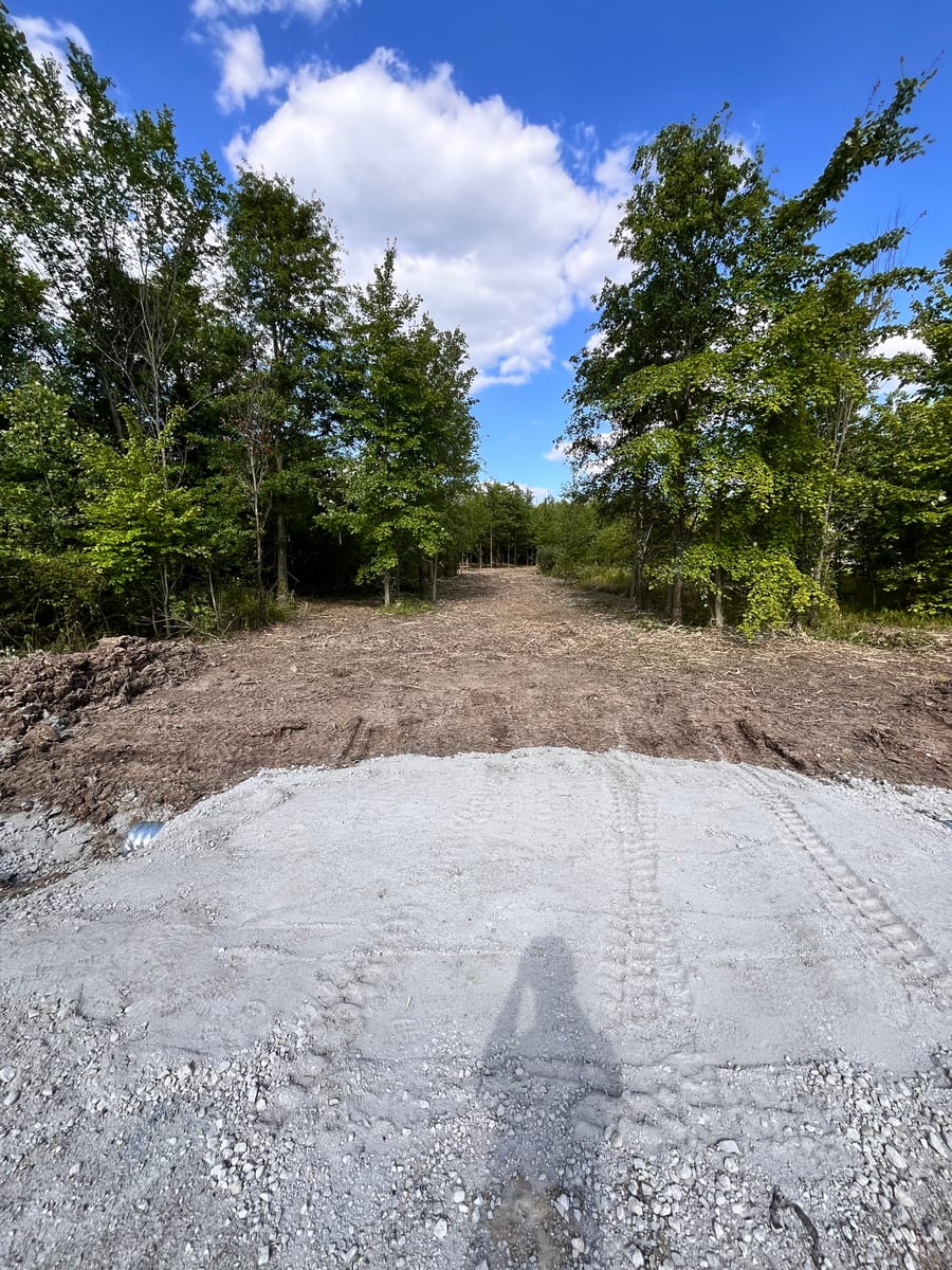 Structure demolition and site clearing